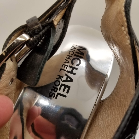 Michael Kors Strappy Open Toed Heels - Picture 9 of 9